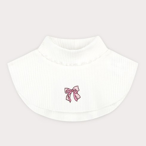 헤이미니 뉴키즈온 여아용 리본 프리티 페이크 목폴라