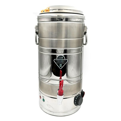 화영 STS 316 전기물끓이기 전기물통 12호, 10.5L, 실버, 1개