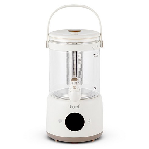 보랄 STS304소재 스테인리스 스틸 클래식 보온 티포트 3L, BR-T25WJ