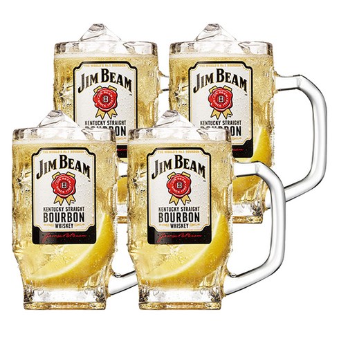 도요사사키 짐빔 하이볼 잔 380ml, 4개