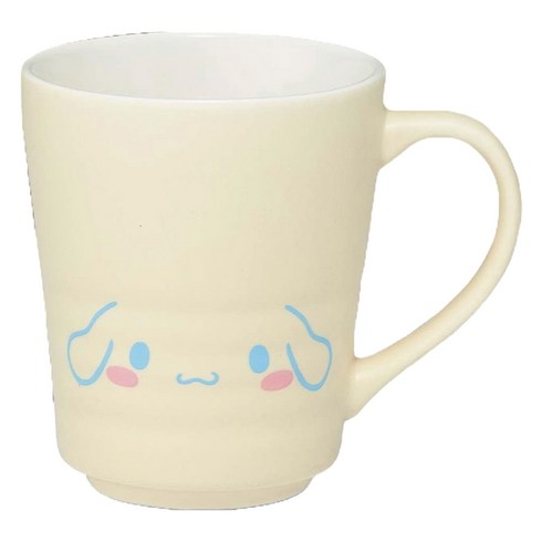 스케이터 캐릭터 도자기제 핸들컵 CHMG2 260ml, 산리오 아이보리, 1개