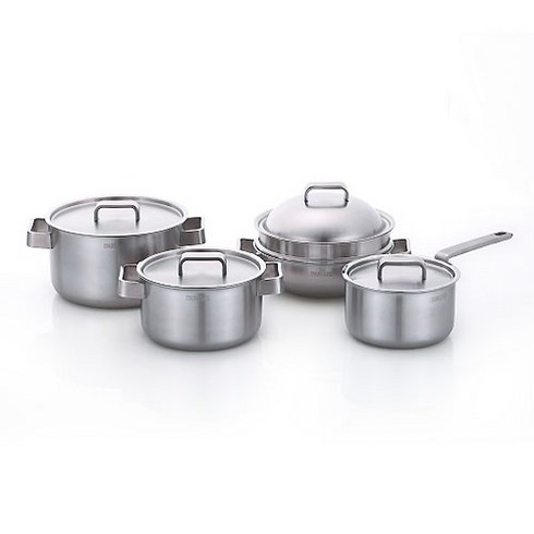 리빙아트 인덕션 316Ti 통5중 프리미엄 냄비 세트 4개, 편수냄비 18cm + 양수냄비 20cm + 곰솥 24cm + 파티웍 24cm, 1세트