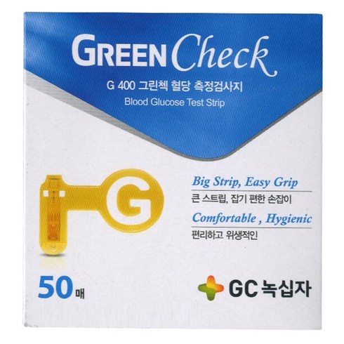GC녹십자 그린첵 혈당 측정 검사지, 50매, 1개
