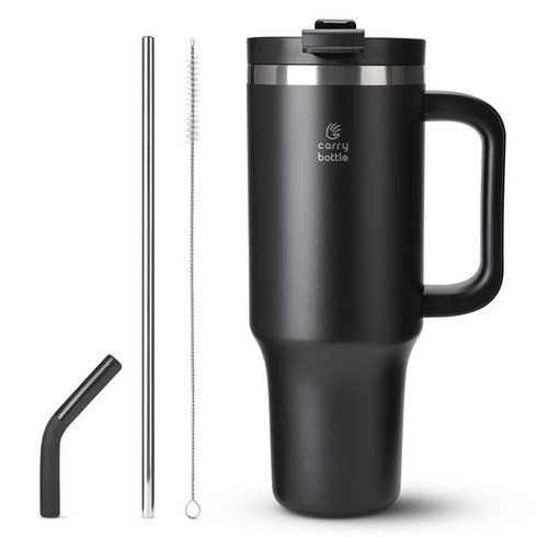 캐리보틀 써밋 텀블러, 블랙, 1.2L, 1개