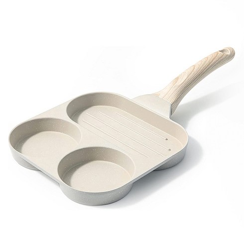 나리히라 인덕션 IH 오믈렛팬 아이보리, 1개, 19cm