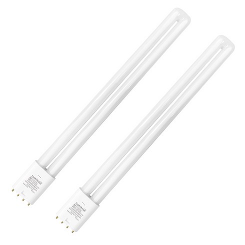 루미트론 HD LED 형광등 19W, 전구색, 2개