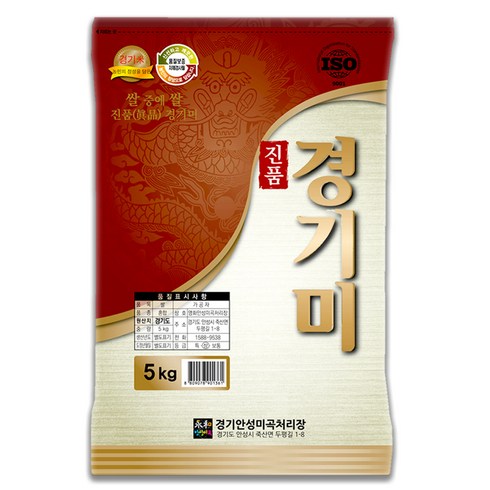 쌀집총각 진품 경기미 백미 상등급, 5kg, 1개