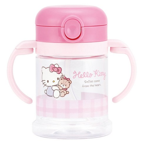 스케이터 원터치 양손 빨대물통 KSHW1N, 헬로키티, 260ml, 1개