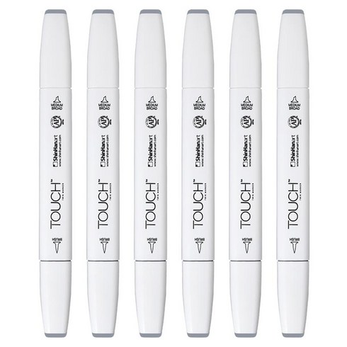 터치 트윈 브러쉬 마카 CG 5 COOL GREY, 6개, 1색