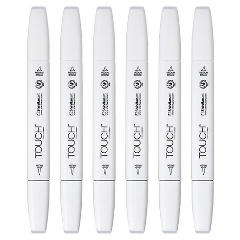 터치 트윈 브러쉬 마카 CG 2 COOL GREY, 6개, 1색