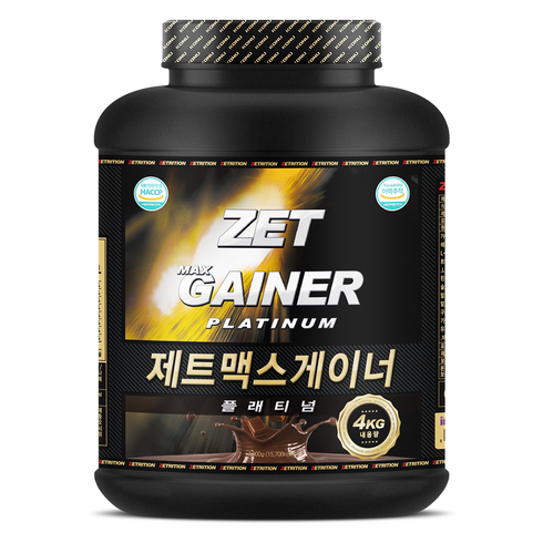 제트리션 제트맥스게이너 플래티넘 더블초코, 4kg, 1개