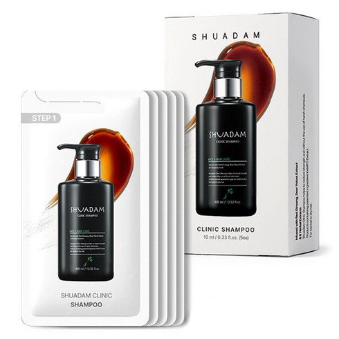 수아담 클리닉 샴푸, 1개, 50ml