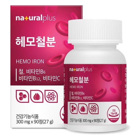 내츄럴플러스 헤모철분 300mg, 27g, 1개