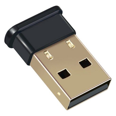 컴스 블루투스 v5.3 듀얼모드 EDR 30m지원 무선 USB 동글, BT505-3, 블랙, 1개