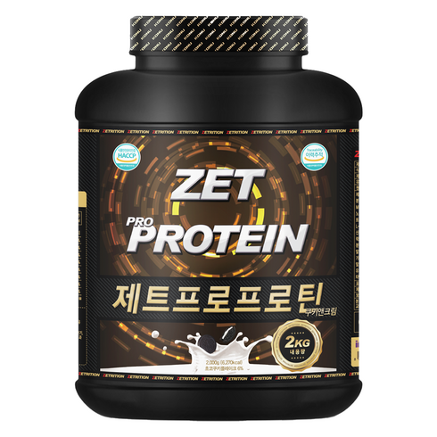 제트리션 제트프로프로틴 쿠키앤크림, 2kg, 1개