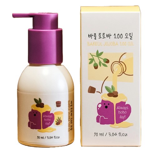 폴레드 유아용 바를 호호바 100 오일, 1개, 90ml