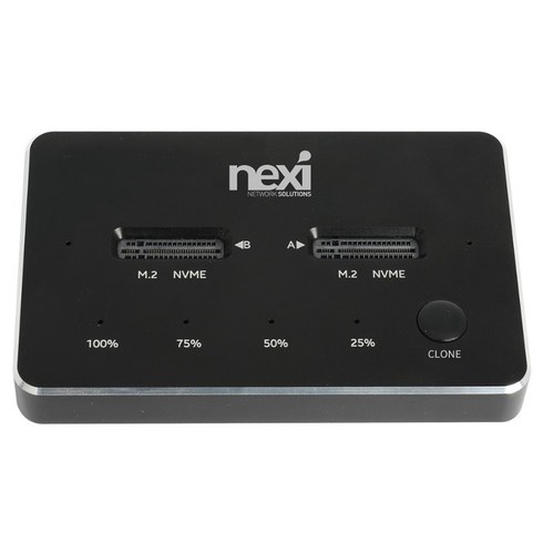 넥시 NVMe 듀얼 도킹스테이션 2베이 SSD NX1215, 선택없음, 선택없음, 1개