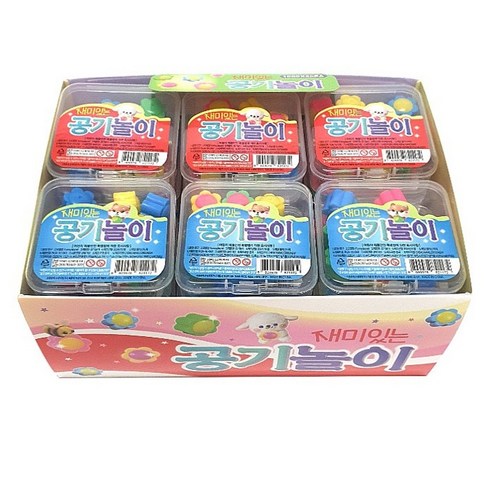 프랜즈 1000 재미있는 공기놀이 10개입 빨강 12p + 파랑 12p 세트, 1세트