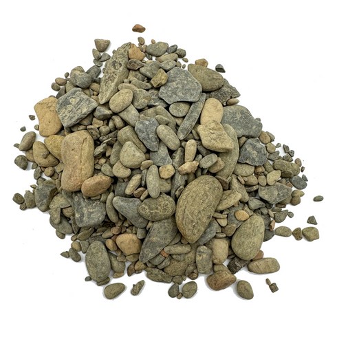 샘아쿠아 리프레쉬 스트림 자갈 어항 바닥재 3~10mm 2kg, 혼합색상, 1개