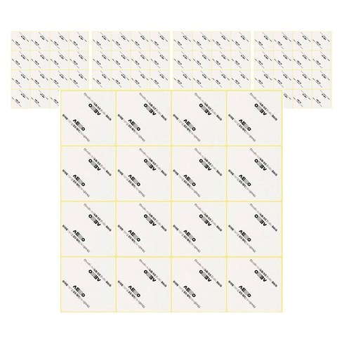 시트몰이 리무벌 양면 삼각 스티커 32p, 5개