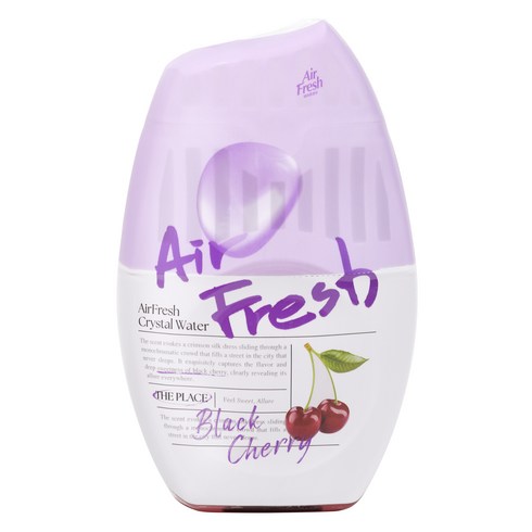 에어후레쉬 크리스탈워터 실내용 대용량 방향제 본품, 400ml, 1개, 블랙체리향