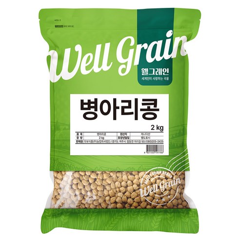 두보식품 웰그레인 병아리콩, 2kg, 1개