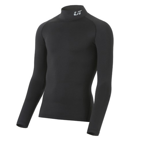 언더테크 액티브 엘리트 웜 컴프레션 L S 목크 발열 축구복 상의 UTM011