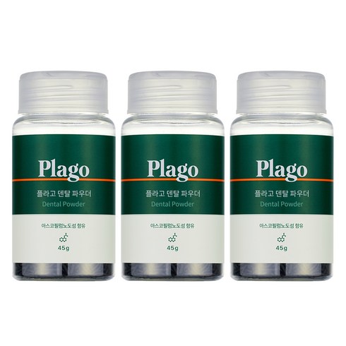 플라고 핏펫 덴탈 파우더, 3개, 45g