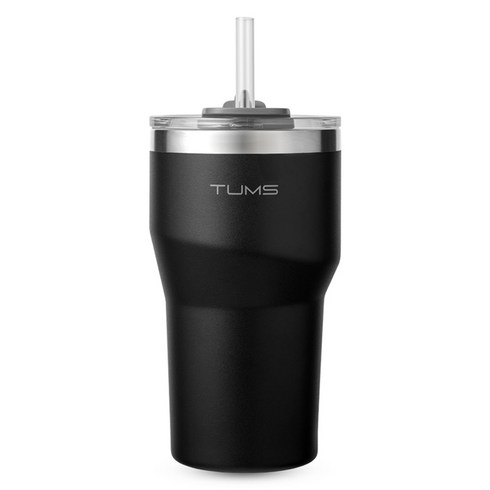 텀스 몬스터 T2.0 텀블러, 리얼블랙, 600ml, 1개