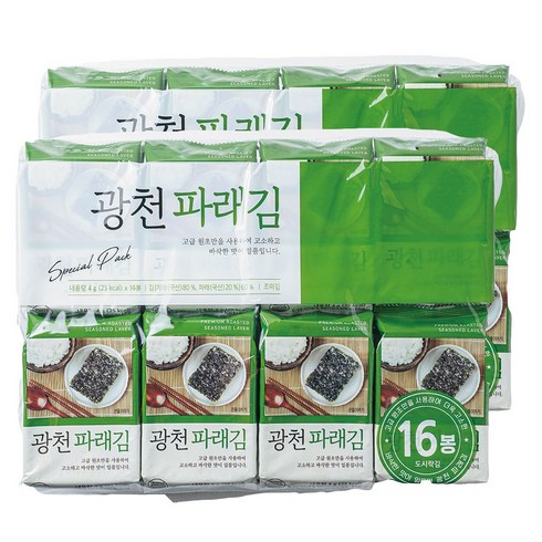 광천 파래김, 4g, 32개