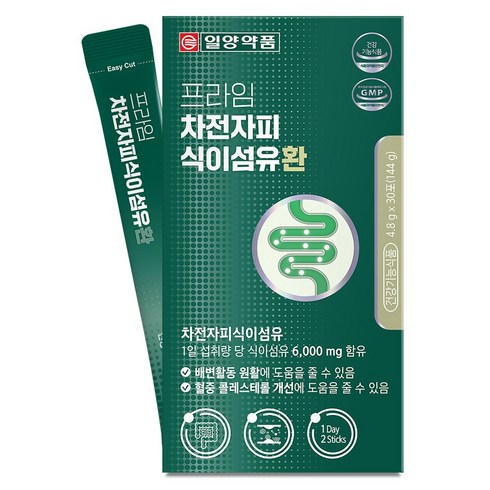 일양약품 프라임 차전자피 식이섬유환 30p, 144g, 1개