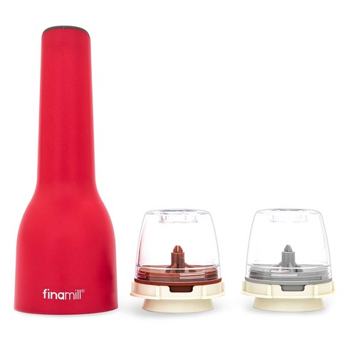 파이나밀 2세대 USB 전동그라인더 레드, 50ml, 1개