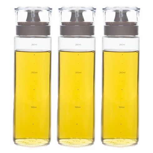 키텐실 시노글라스 오일병 그레이, 300ml, 3개