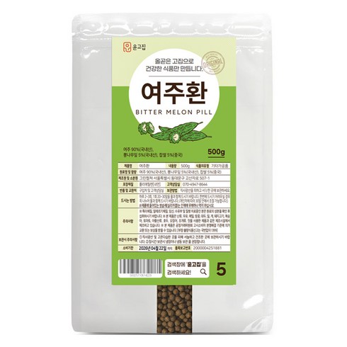 윤고집 여주환, 500g, 1개