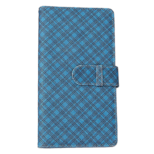 미소로운 화려한 아이돌 포토카드앨범 11.5 x 19 cm, 블루체크, 18매