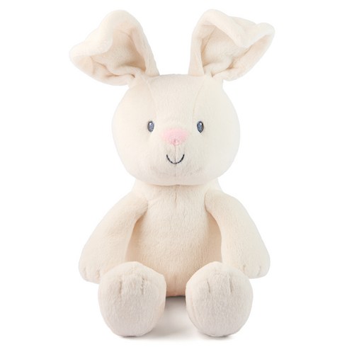 건드 매직캐슬 쫑긋쫑긋 귀 움직이는 토끼 인형, 화이트, 1개, 30cm