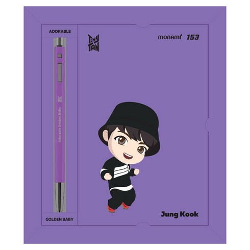 모나미 타이니탄 153 ID 노트 세트, Jung Kook, 1개