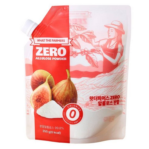 왓더파머스 설탕 대체 ZERO 칼로리 요리용 알룰로스 분말, 1개, 350g