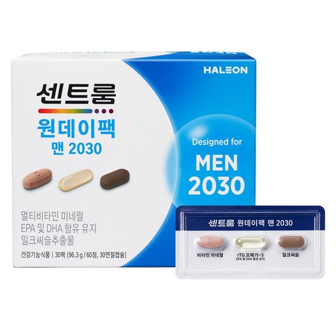 센트룸 원데이팩 맨2030, 30회분, 1개