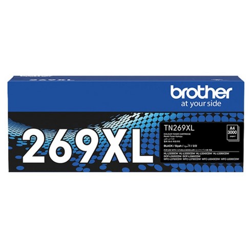 브라더 대용량 정품 토너 TN-269XL-BK, 1개, 블랙
