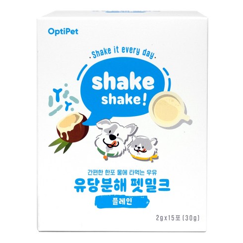 옵티펫 반려동물 유당분해 펫밀크 파우더 플레인, 30g, 1개, 우유