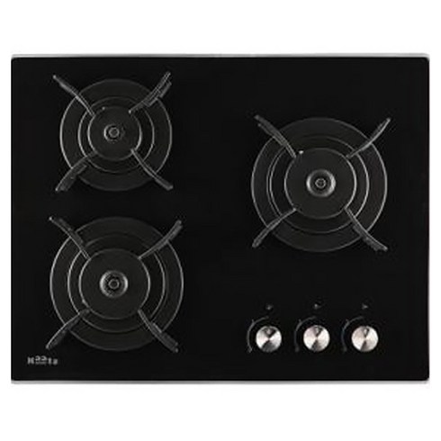 Haatz 가스레인지 3구 방문설치 빌트인, GC-3606EDBH, LPG