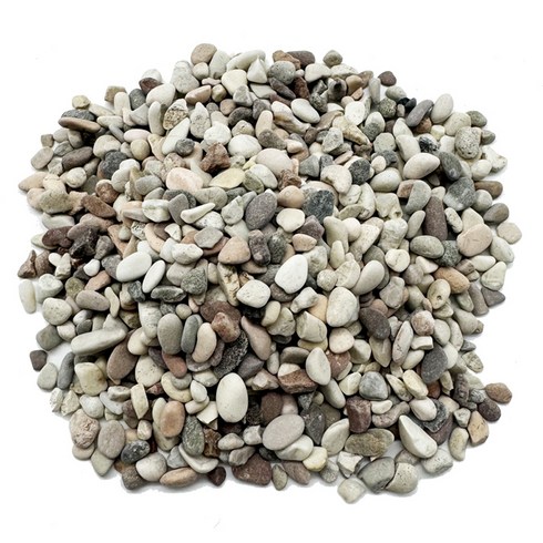 샘아쿠아 관상어 리프레쉬 자갈 바닥재 아칸소 3~6mm 3kg, 혼합색상, 1개