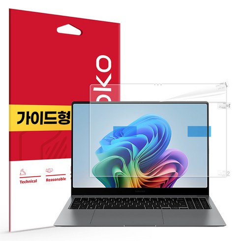 스코코 NT960XHA 올레포빅 액정보호필름 세트, 1세트