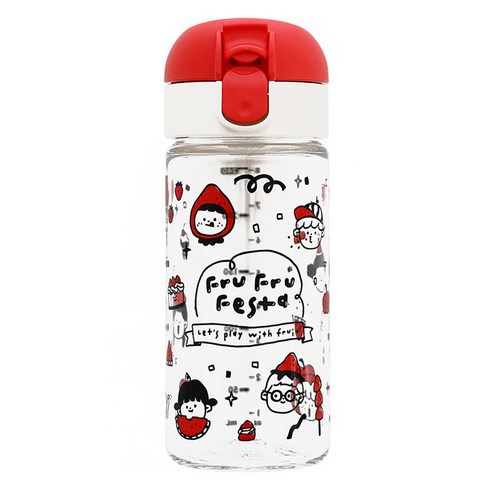 릿첼 AQ 슬림 드링킹컵, 240ml, 1개, 레드