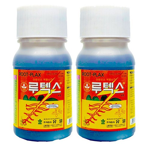 유일 루텍스액제 해조추출물 뿌리발근 성장활력제 종합 식물영양제, 100ml, 2개