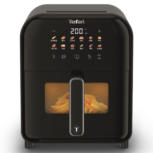 테팔 이지프라이 인프라레드 비전 에어프라이어 6L, EY8218K0, 블랙