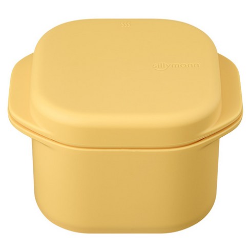 실리만 국내생산 이지웨이 실리콘 찜기 팟 900ml 허니옐로우 1개