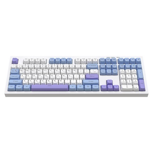 COX 3TONE 멤브레인 유선 키보드, White plate With 3color, CMK108, 제조사축