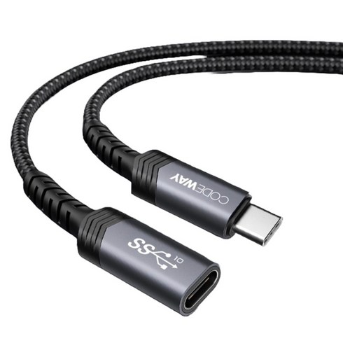 코드웨이 USB 3.2 C타입 GEN2 연장케이블, 1개, 3m